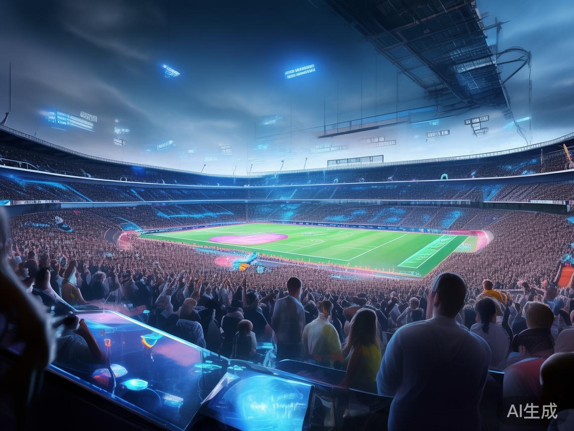 增强现实互动游戏
结合AR技术，将比赛场景与现实